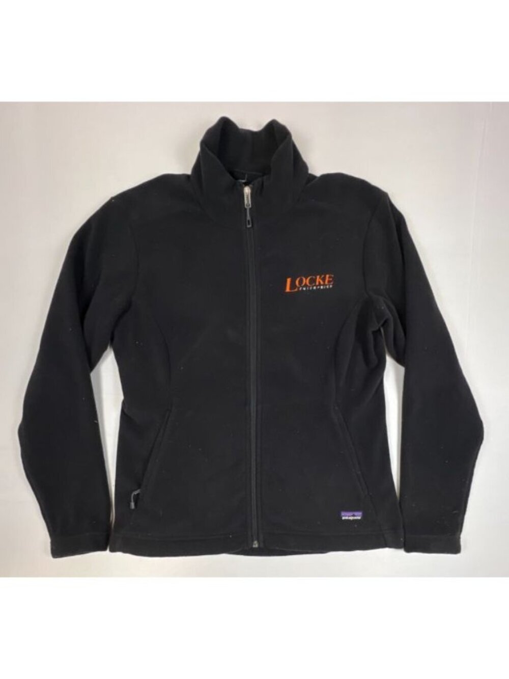 Patagonia Womenβs M Black Synchilla Full Zip Fleece Jacket Locke Enterprise